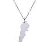 Lebanon Map Necklace