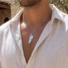 Lebanon Map Men's Necklace