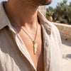 Lebanon Map Men's Necklace