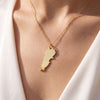Lebanon Map Women's Necklace