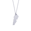 Lebanon Map Necklace