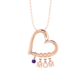 Love Heart MOM Necklace