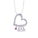 Love Heart MOM Necklace