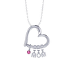 Love Heart MOM Necklace