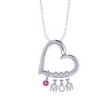 Love Heart MOM Necklace