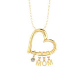 Love Heart MOM Necklace