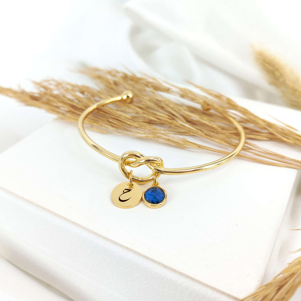 Love Knot Bangle Bracelet
