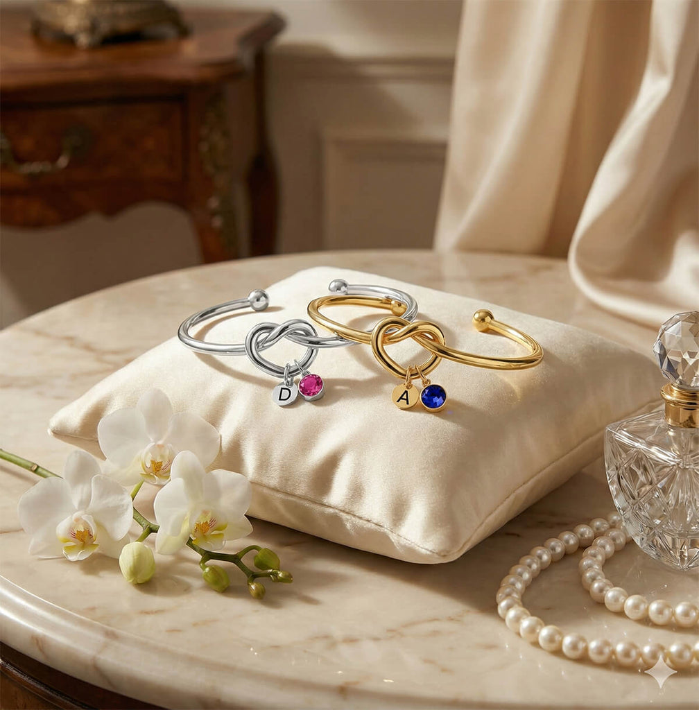 Love Knot Bangle Bracelet