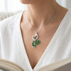 Oum Baby Arabic Name Pear Necklace