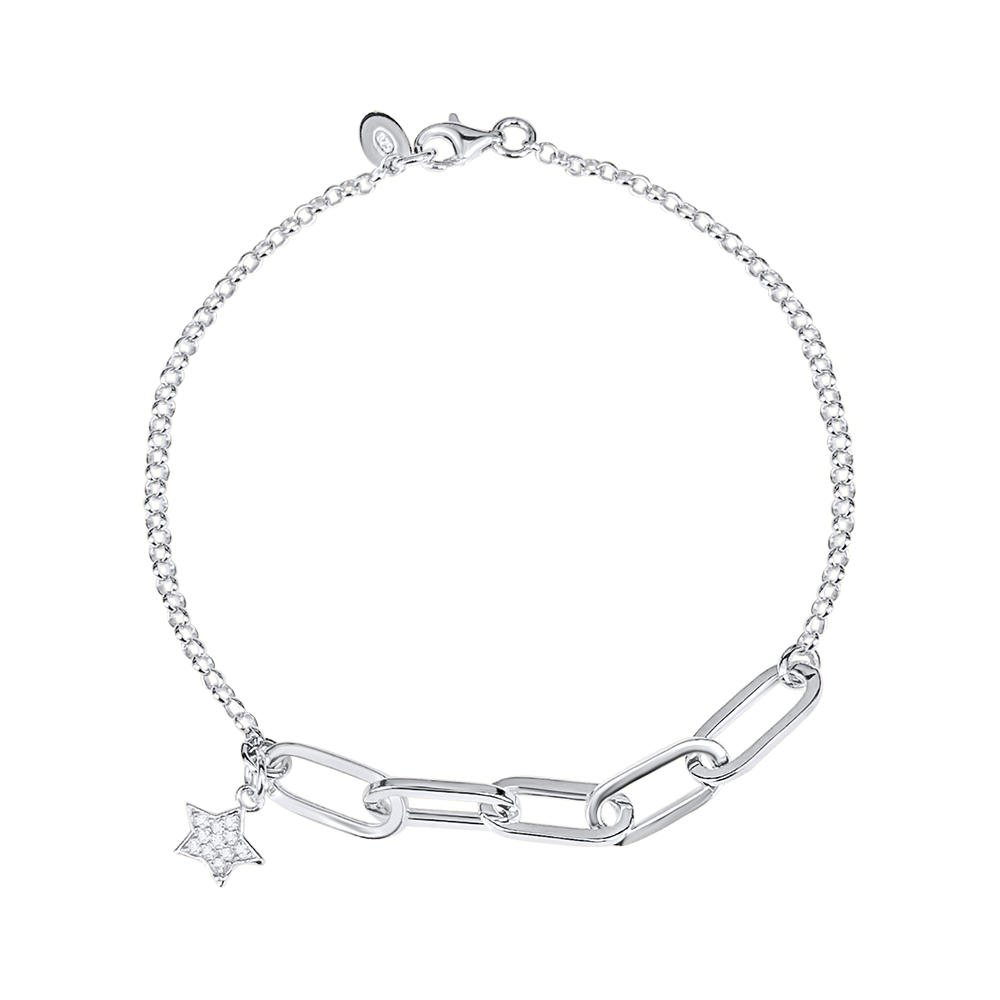 Paper Clip Star Bracelet