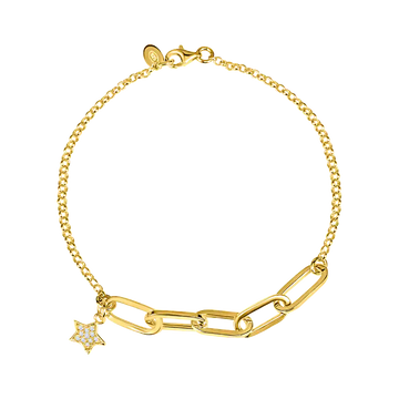 Paper Clip Star Bracelet