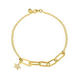 Paper Clip Star Bracelet