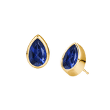 Pear Shaped Birthstone Studs