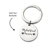 Pet Photo Engraved Keychain