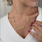 Multiple Arabic Names Necklace