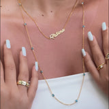 Mini Evil Eye Long Necklace