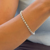 4 mm Round Diamond Tennis Bracelet