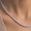 Classic Diamond Tennis Necklace