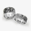 Custom Fingerprint Flat Ring Ring - Pegor Jewelry