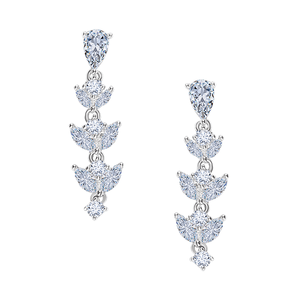 Eterna Diamond Drop Earrings
