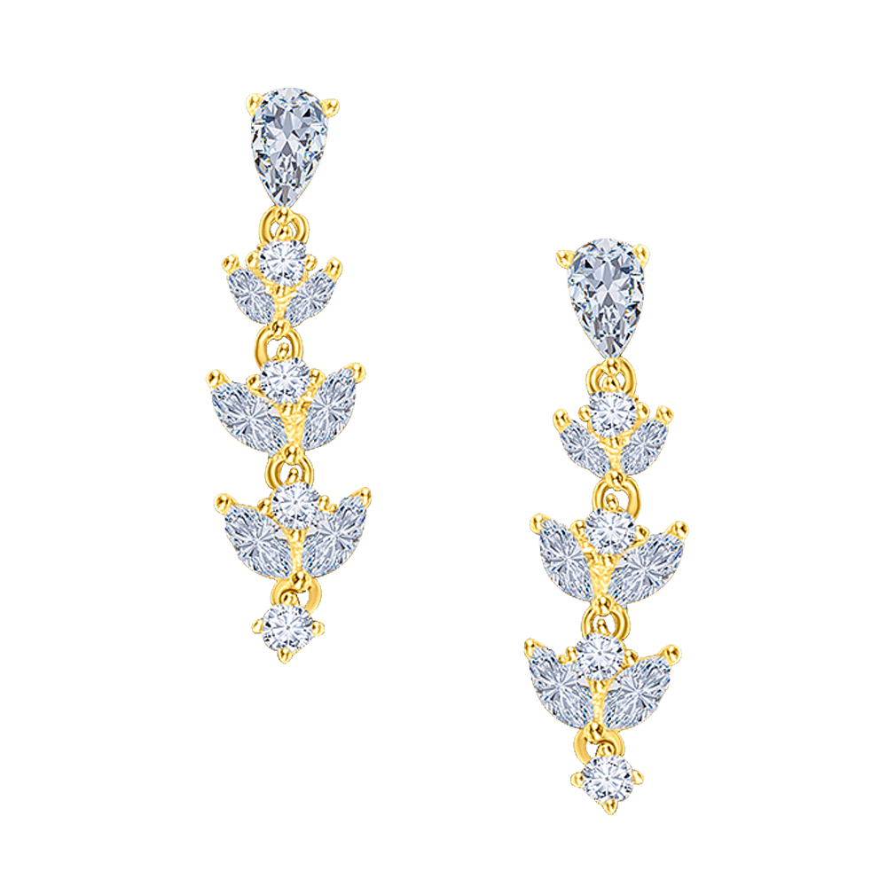 Eterna Diamond Drop Earrings