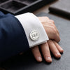 Round Engraved Cuff Links