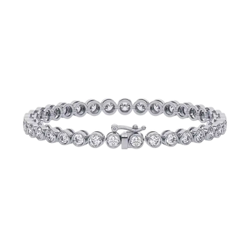 4 mm Round Diamond Tennis Bracelet