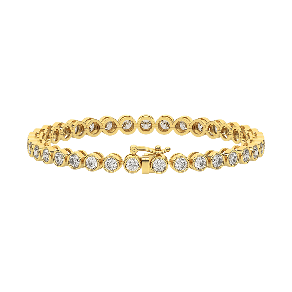 4 mm Round Diamond Tennis Bracelet