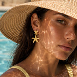Star Fish Drop Earrings