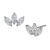 Trio Marquise Diamond Studs