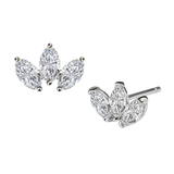 Trio Marquise Diamond Studs