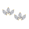 Trio Marquise Diamond Studs