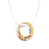 Interlocked Hoops Necklace