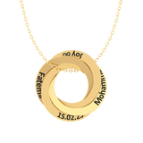 Interlocked Hoops Necklace