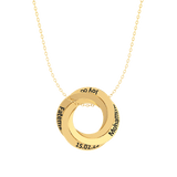 Interlocked Hoops Necklace