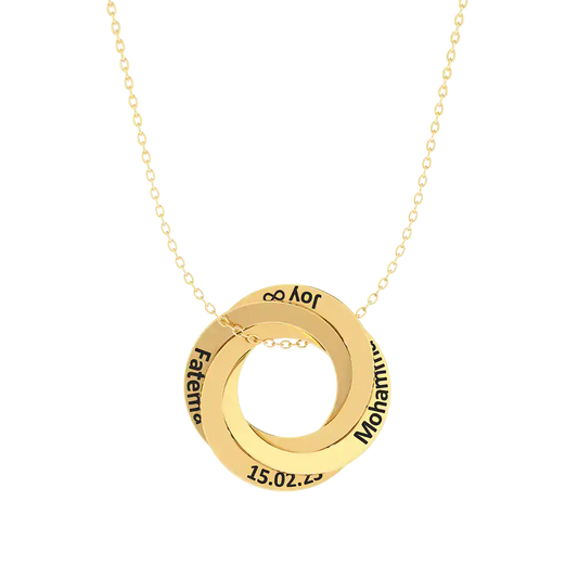 Interlocked Hoops Necklace
