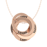 Interlocked Hoops Necklace