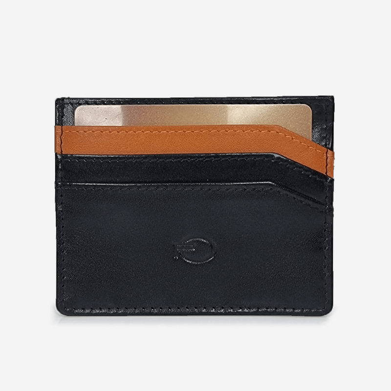 Parejo Leather Credit Card Holder Credit Card Holder Orange / Classic - Pegor Jewelry