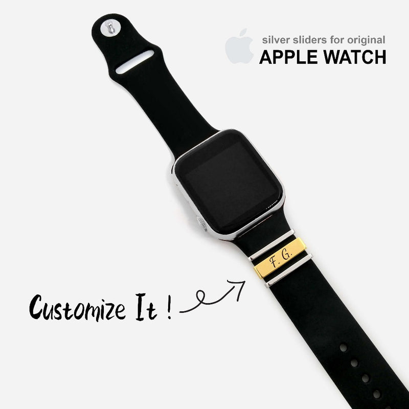 Apple Watch Custom Sliders Accessories Gold / Silver 925 - Pegor Jewelry