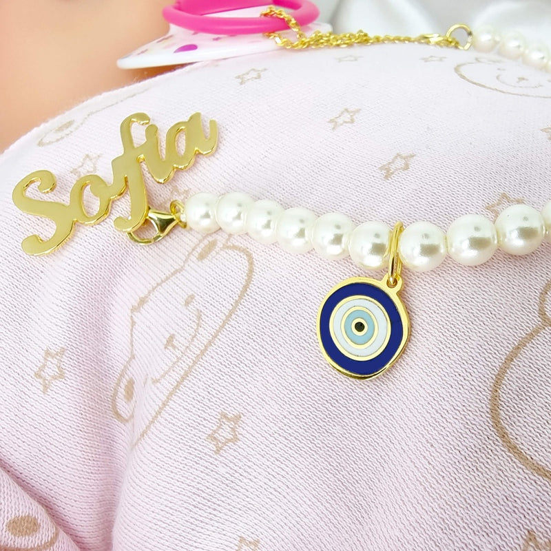 Baby Brooch with Pacifier Holder - Pegor Jewelry