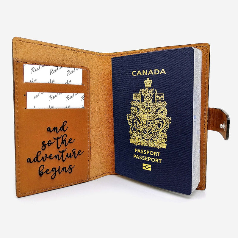 Mr. & Mrs. Matching Passport Holders Passport Holder - Pegor Jewelry
