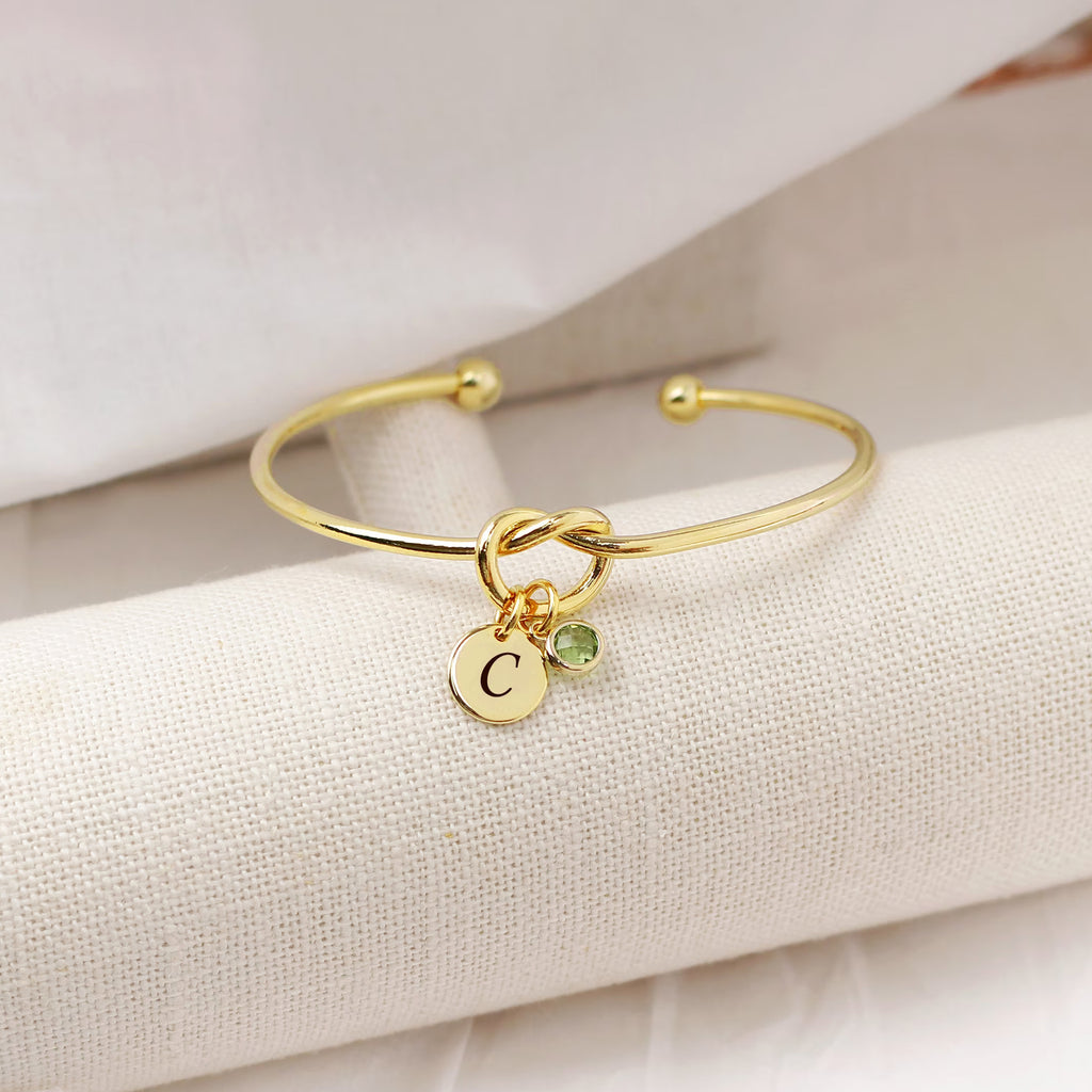 Love Knot Bangle Bracelet