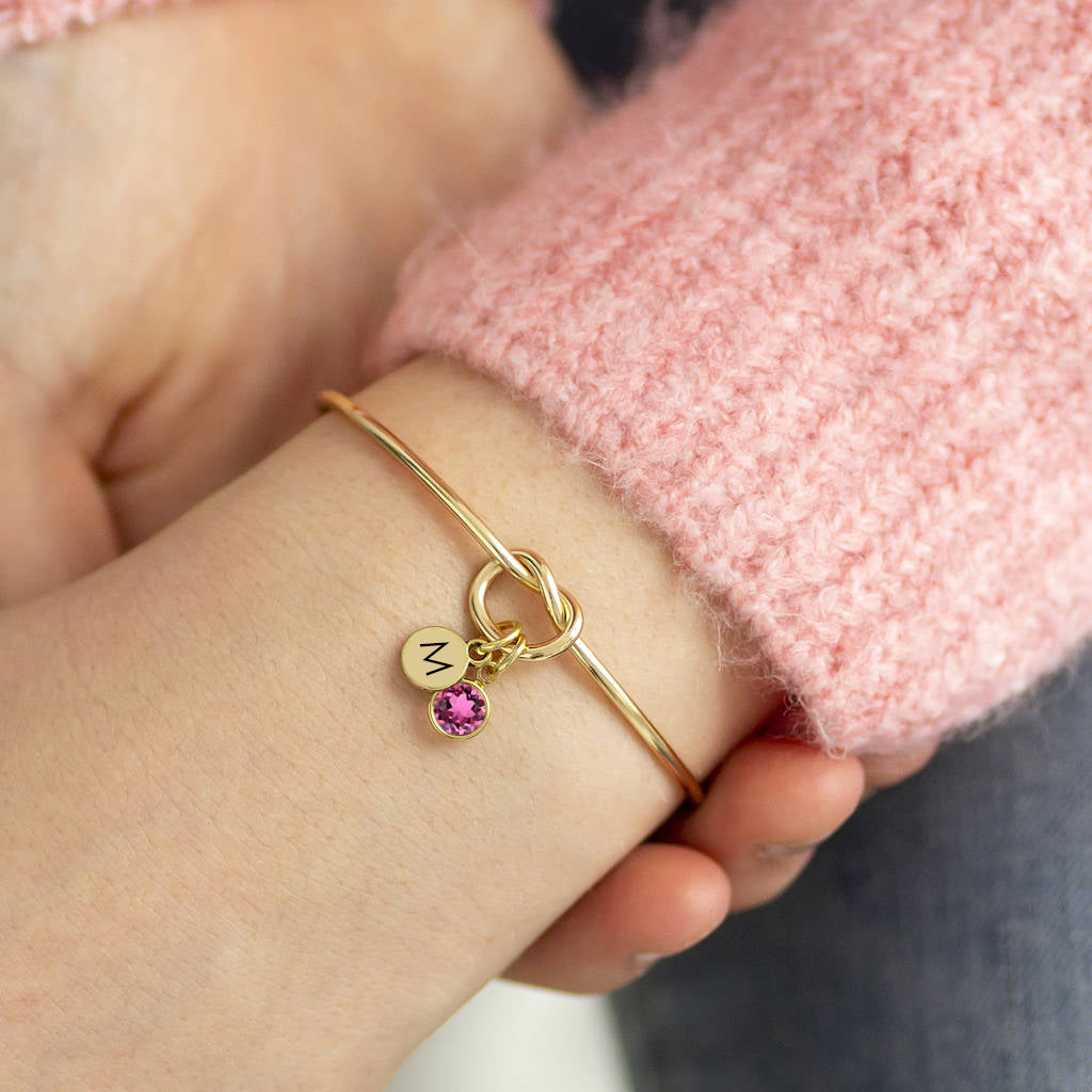 Love Knot Bangle Bracelet