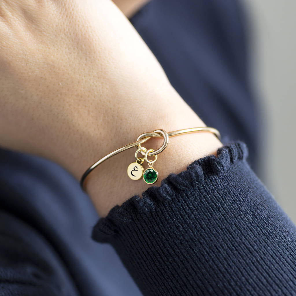 Love Knot Bangle Bracelet