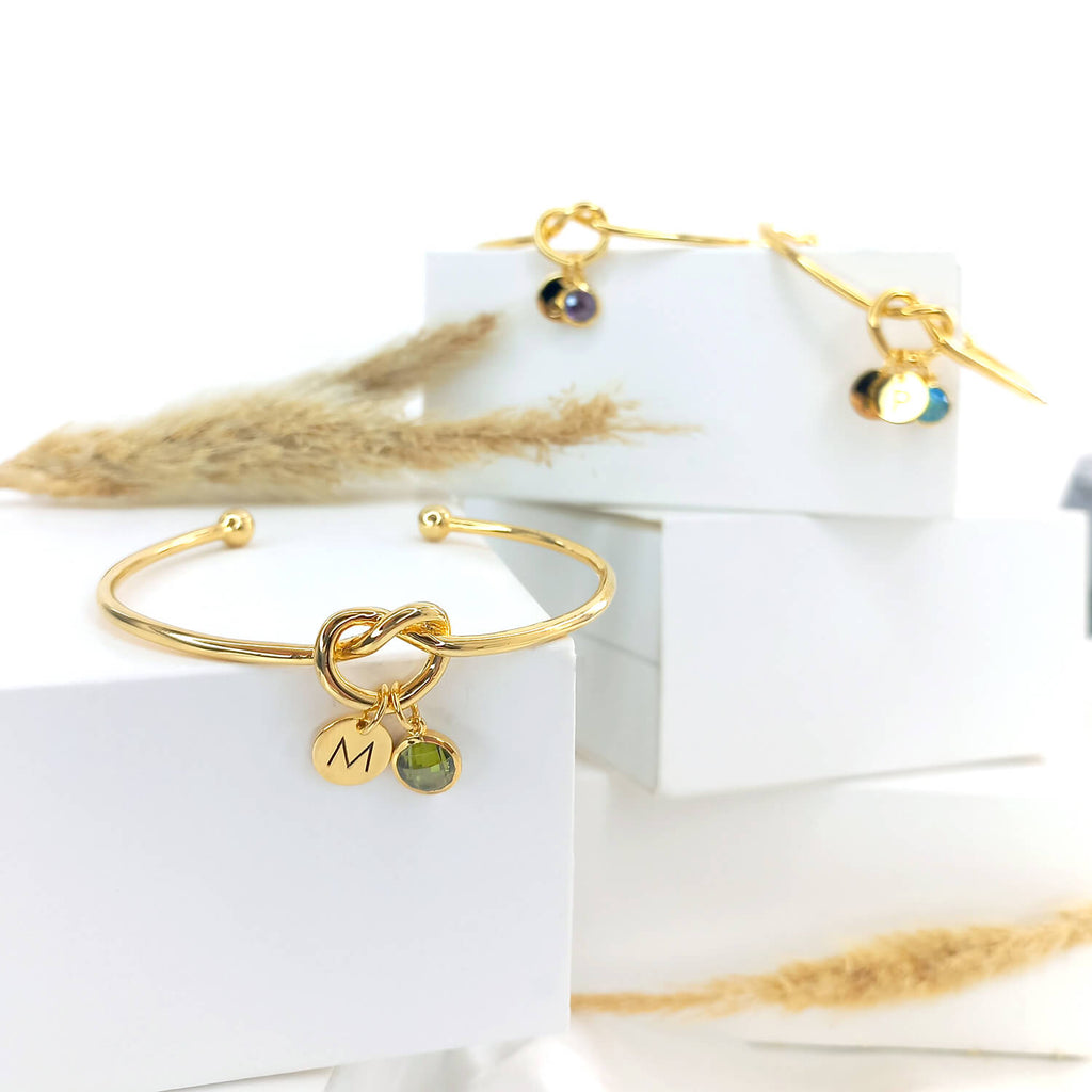 Love Knot Bangle Bracelet