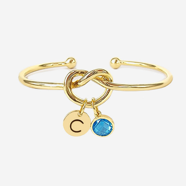 Love Knot Bangle Bracelet