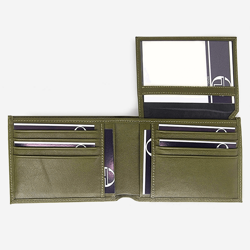 Sergio Tacchini Olive Green Wallet Wallets - Pegor Jewelry