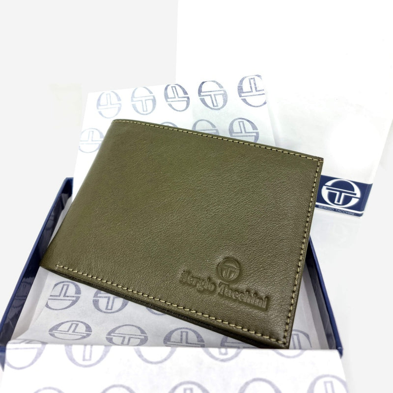 Sergio Tacchini Olive Green Wallet Wallets - Pegor Jewelry