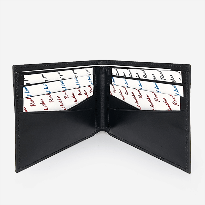 Slim Cut Leather Wallet Wallets - Pegor Jewelry