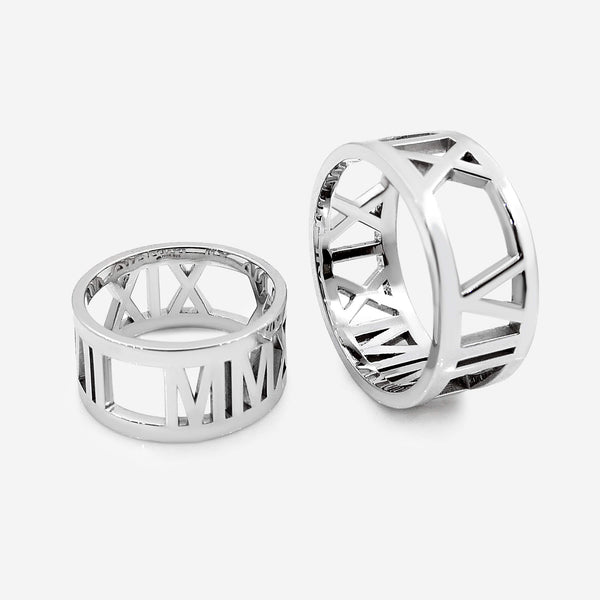 Roman Date Ring Ring - Pegor Jewelry